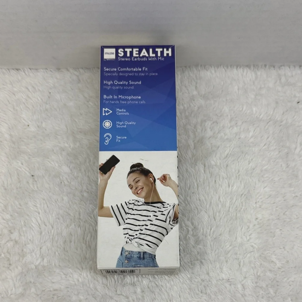 Stealth Wireless Earbuds - Blue